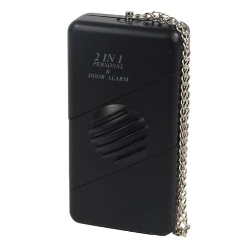 AL2b | Nittany Self Defense The 2 IN 1 Personal Door Alarm instantly sounds a 120 decibel alarm when activated
